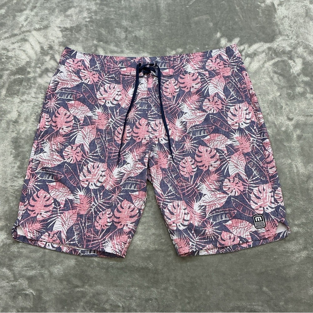 Travis Mathew Foot The Bill Board Shorts Men’s 36 tropical quick dry stretch